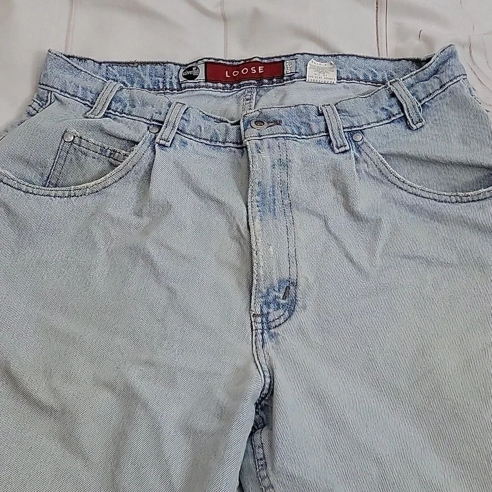 Levis Vintage SilverTab Loose Fit Mens Jean Shorts Light Wash size 36 from 1997